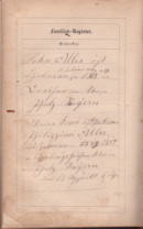 Alles Family Bible Register