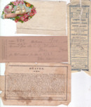 Ephemera in Whiteford Bible